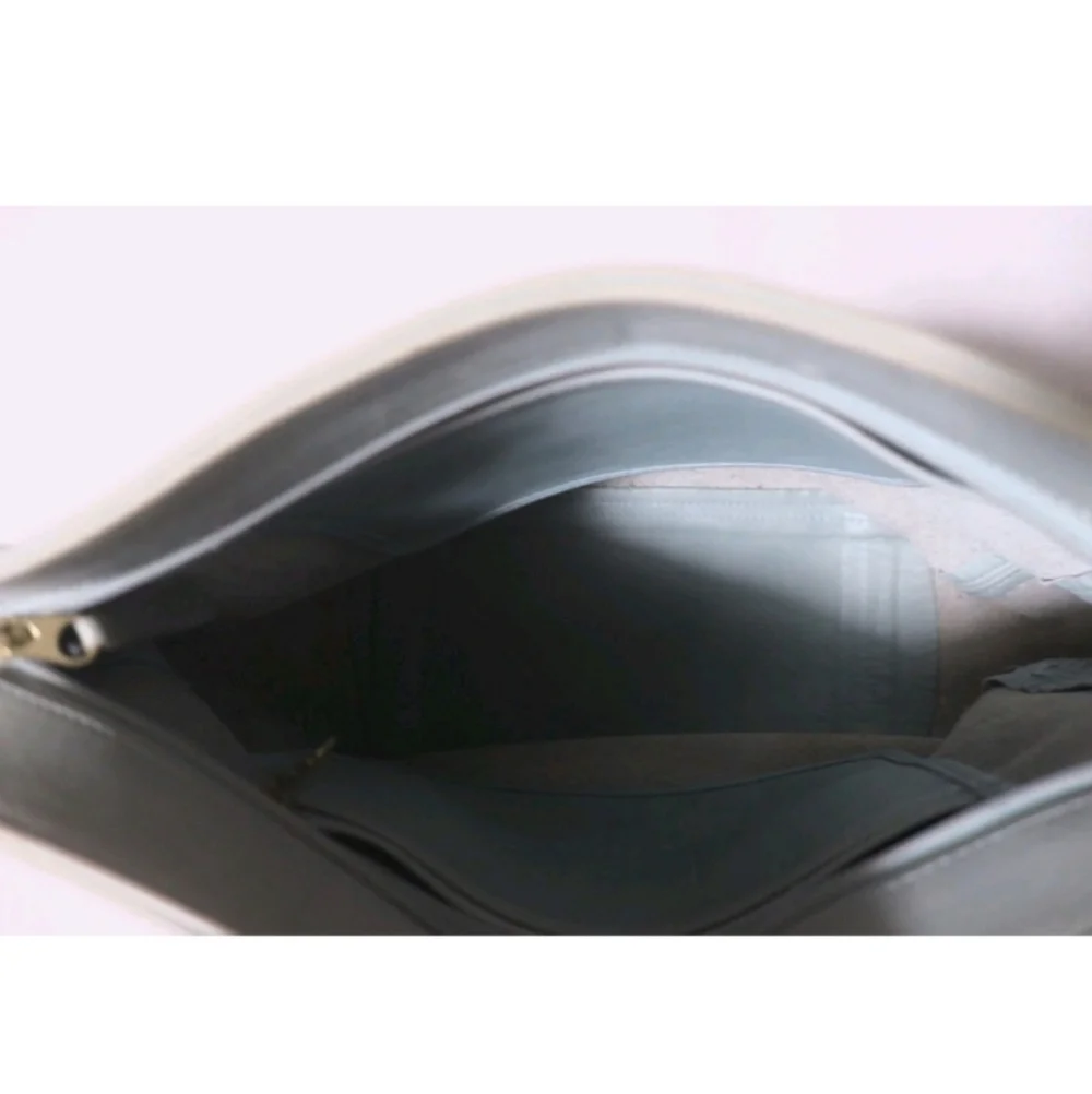 Vintage Coach leather soho zip boho shoulder bag aqua green M6H-4161,made in USA - Picture 3 of 16